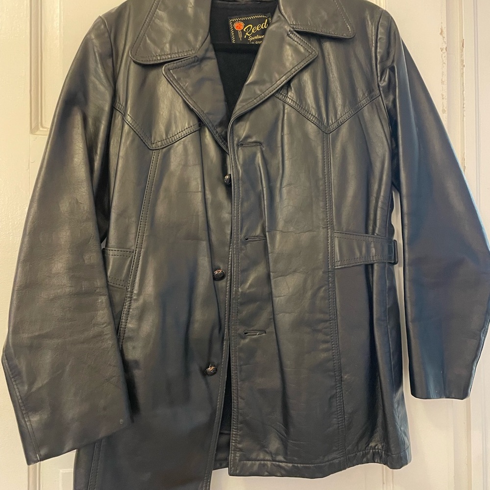 Vintage Black Leather jacket